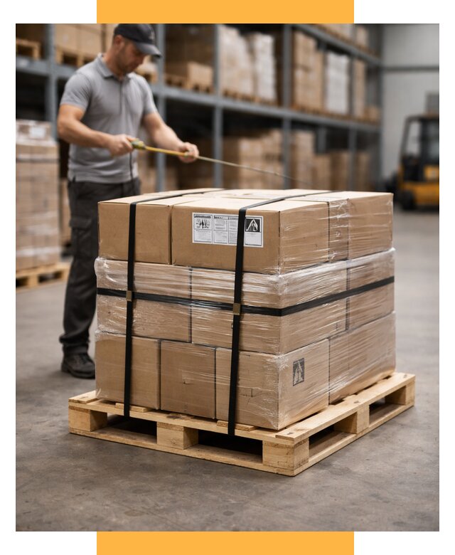 Упаковка и паллетирование грузов от 3569 р. | СетСервис-Мрн