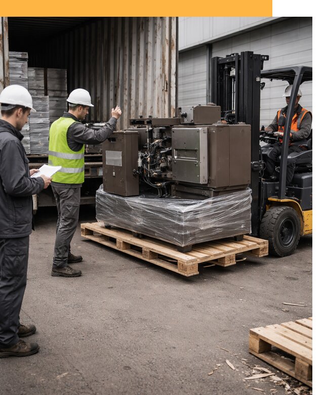 Доставка промышленного оборудования из Европы от 45891