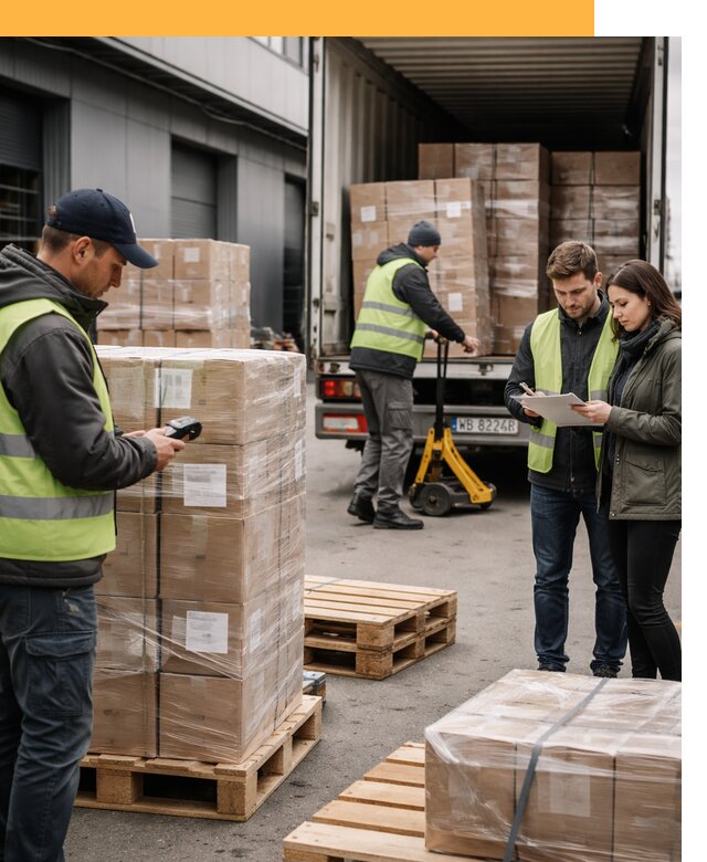 Доставка грузов из Польши: морем, авто и авиа от 7649