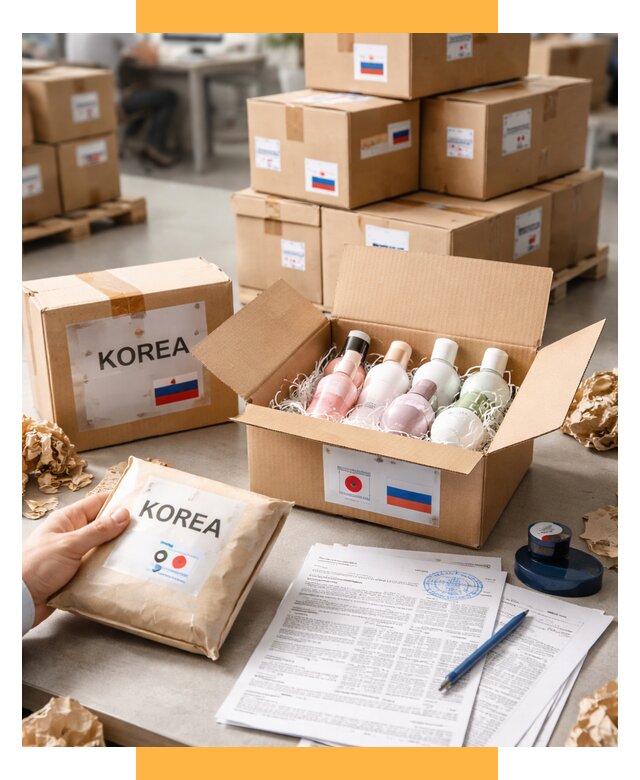 Доставка косметики из Кореи от 8668 р. под ключ | СетСервис-Мрн
