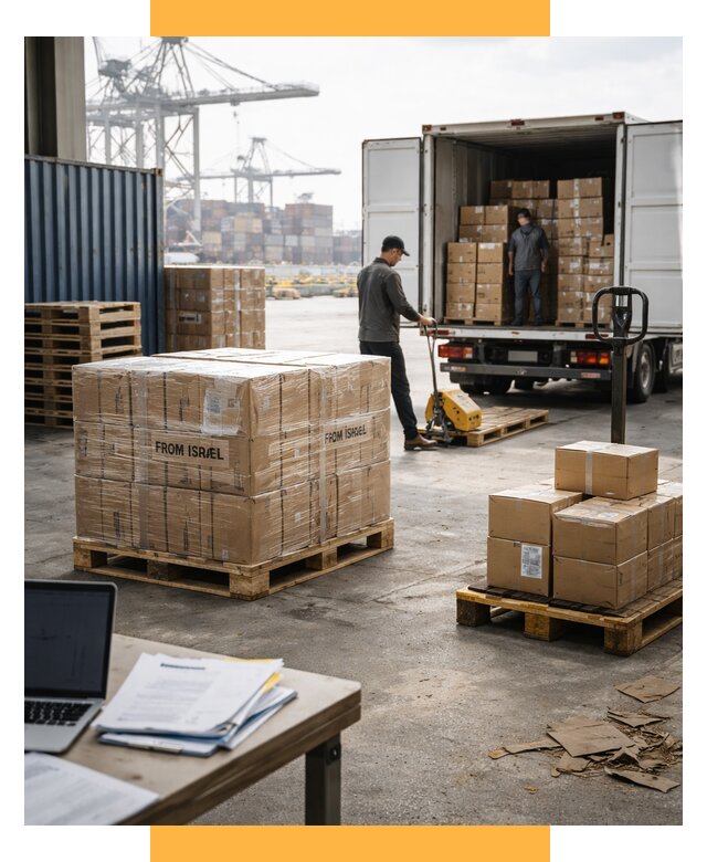 Доставка грузов из Израиля от 15297 р., логистика от СетСервис-Мрн