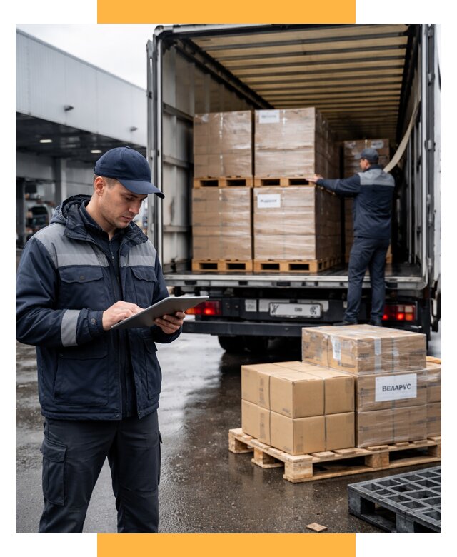 Доставка грузов из Беларуси от 15297 р. логистика СетСервис-Мрн