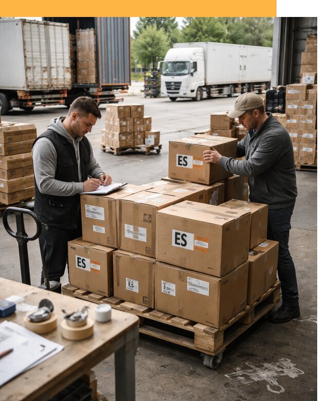 Доставка грузов в Испанию автотранспортом от 35693 руб