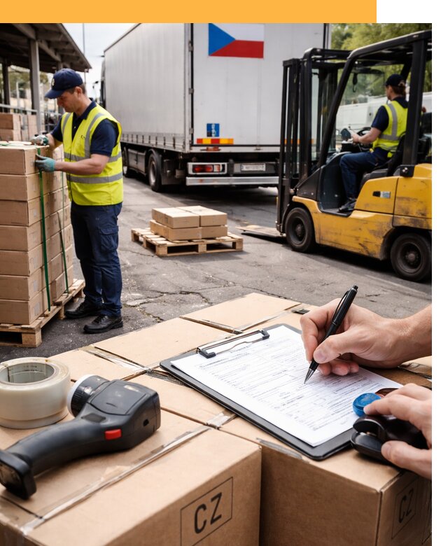 Доставка грузов в Чехию от 35693 руб, международные перевозки