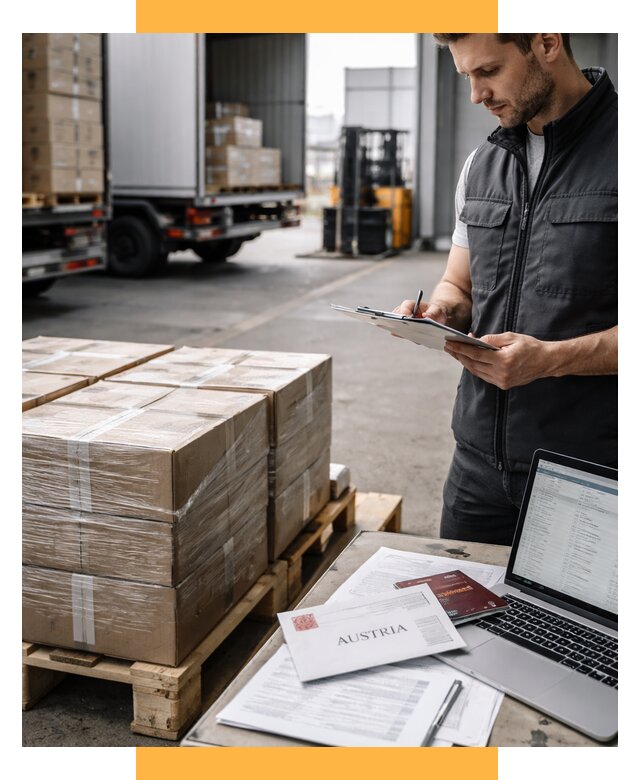 Доставка в Австрию от 66287 р. Логистика и экспорт СетСервис-Мрн