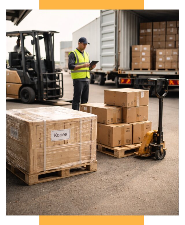 Доставка грузов в Корею из России от 35693 р. | СетСервис-Мрн