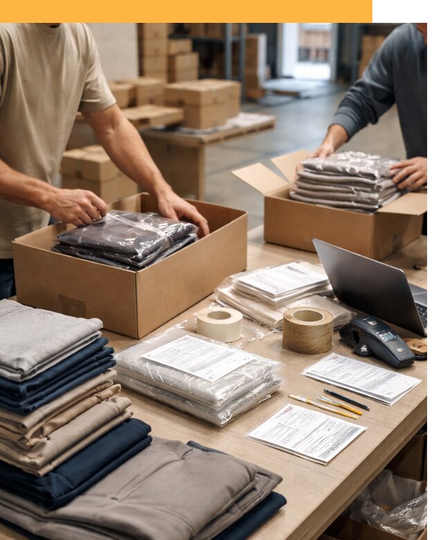 Перевозка одежды по миру от 7649 руб. с таможенным оформлением