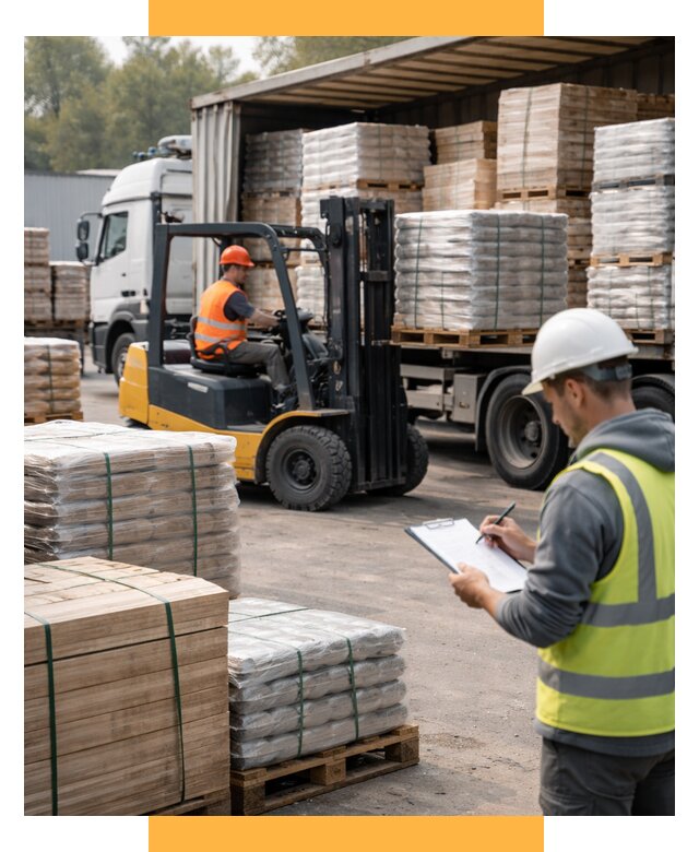 Перевозка строительных материалов от 5609 р. | СетСервис-Мрн