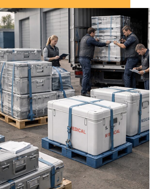 Перевозка медицинского оборудования по всему миру от 15297 руб