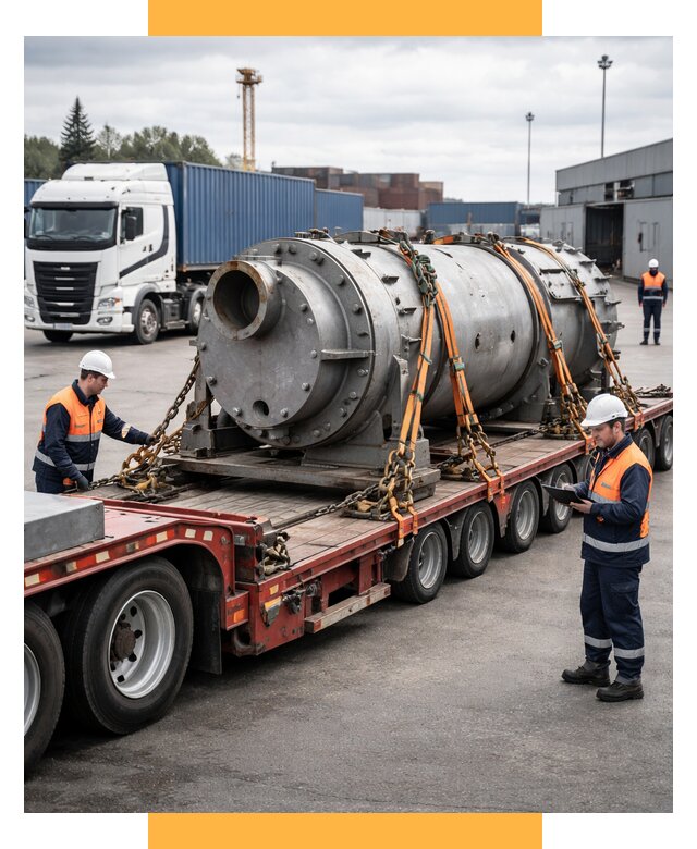 Перевозка тяжеловесных грузов под ключ от 152970 р. | СетСервис-Мрн