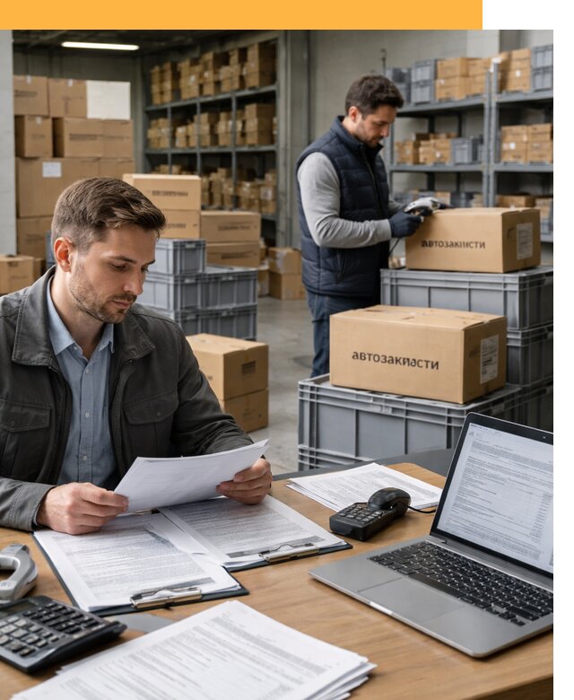 Таможенное оформление автозапчастей по выгодным тарифам от 8668
